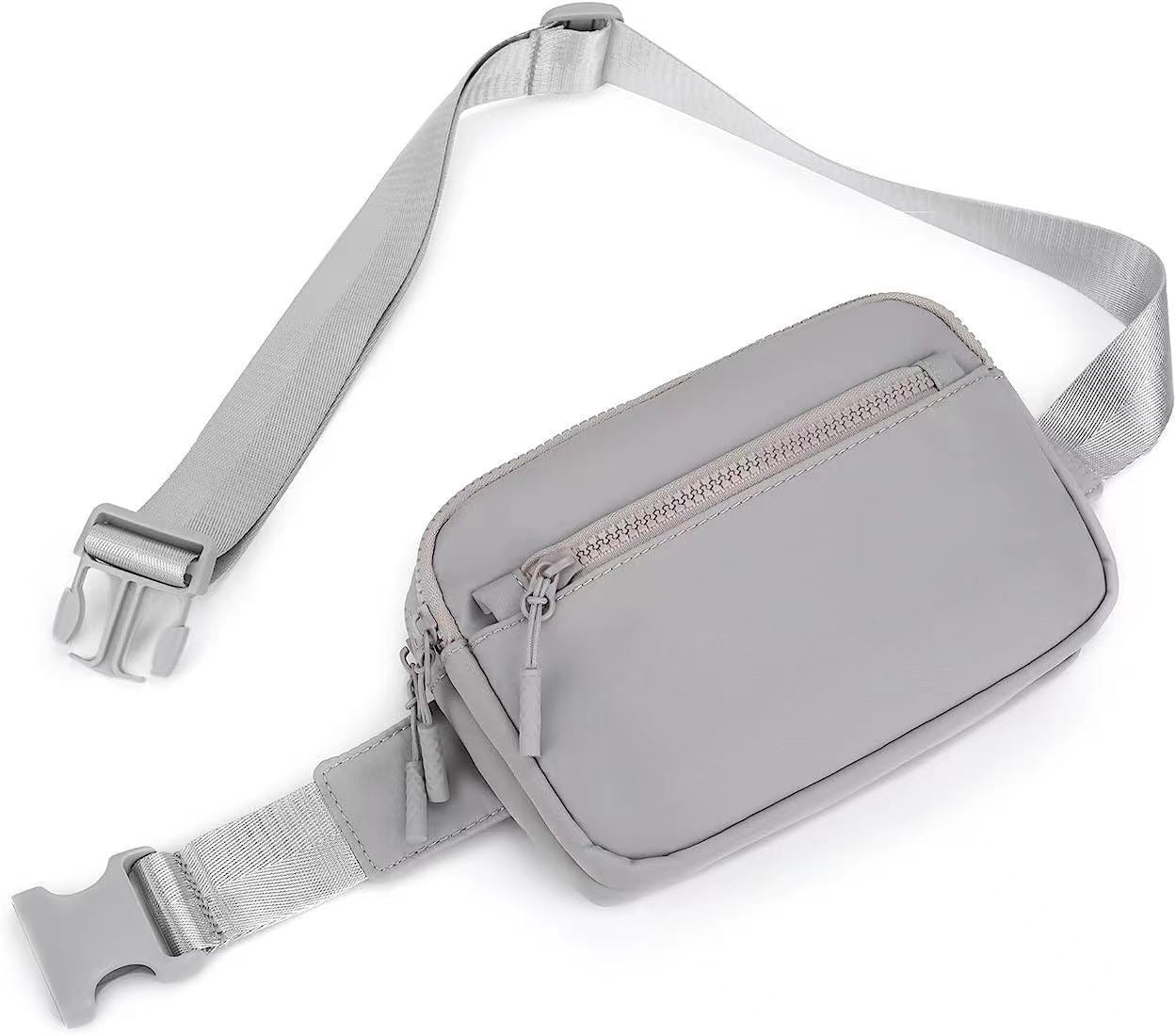Fanny Packs for Women Men, Belt Bag with 4 Zipper Pockets, Fashion Waist Packs, Lightweight Crossbody Bags with Adjustable Strap for Workout/Running/Hiking - Moss Artistry