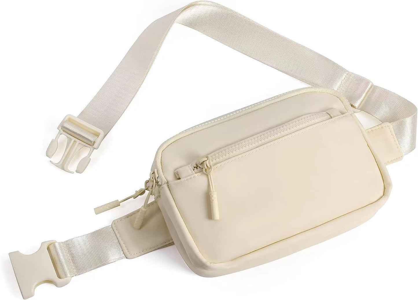 Fanny Packs for Women Men, Belt Bag with 4 Zipper Pockets, Fashion Waist Packs, Lightweight Crossbody Bags with Adjustable Strap for Workout/Running/Hiking - Moss Artistry