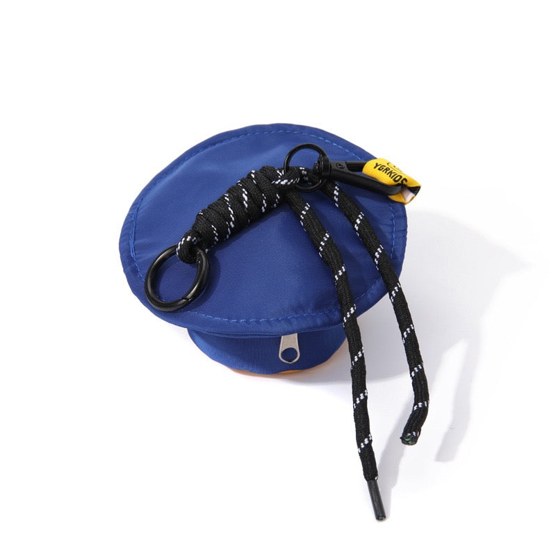 2pcs Small Coin Purse, Polyester Change Purse Coin Purse Pouch with Hat-shape, Cute Mini Coin Purse with Zipper, Personalized Bag Pendant Small Coin Pouch for Women and Men - Moss Artistry