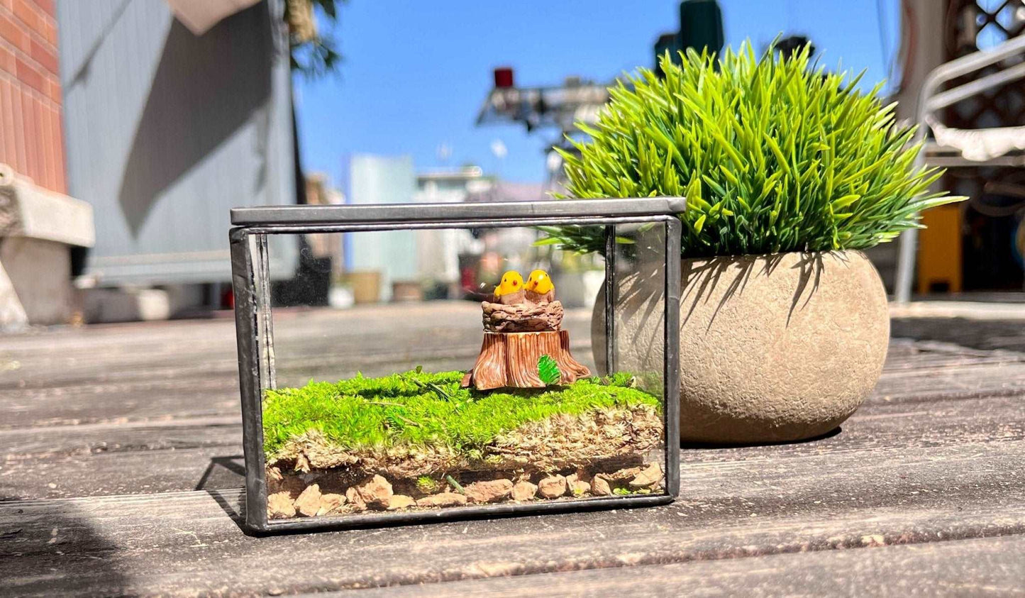 Bird's Nest Desktop Decoration Micro Landscape - Handcrafted PreservedBreak free from the monotony of your computer desk with our enchanting Bird's Nest Desktop Decoration. Each piece is handcrafted with precision and care, designed to