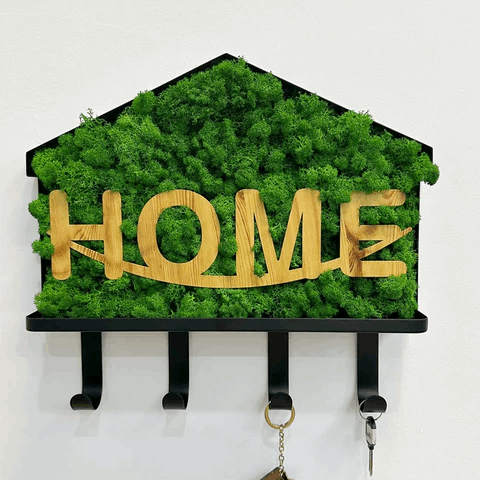 "HOME" Letters Moss Art Iron Hook Decoration – Housewarming Gem, An IdWelcome warmth and sustainability into your abode with the "HOME" Letters Moss Art Iron Hook Decoration, a testament to eco-friendly elegance and artistic flair. Cra