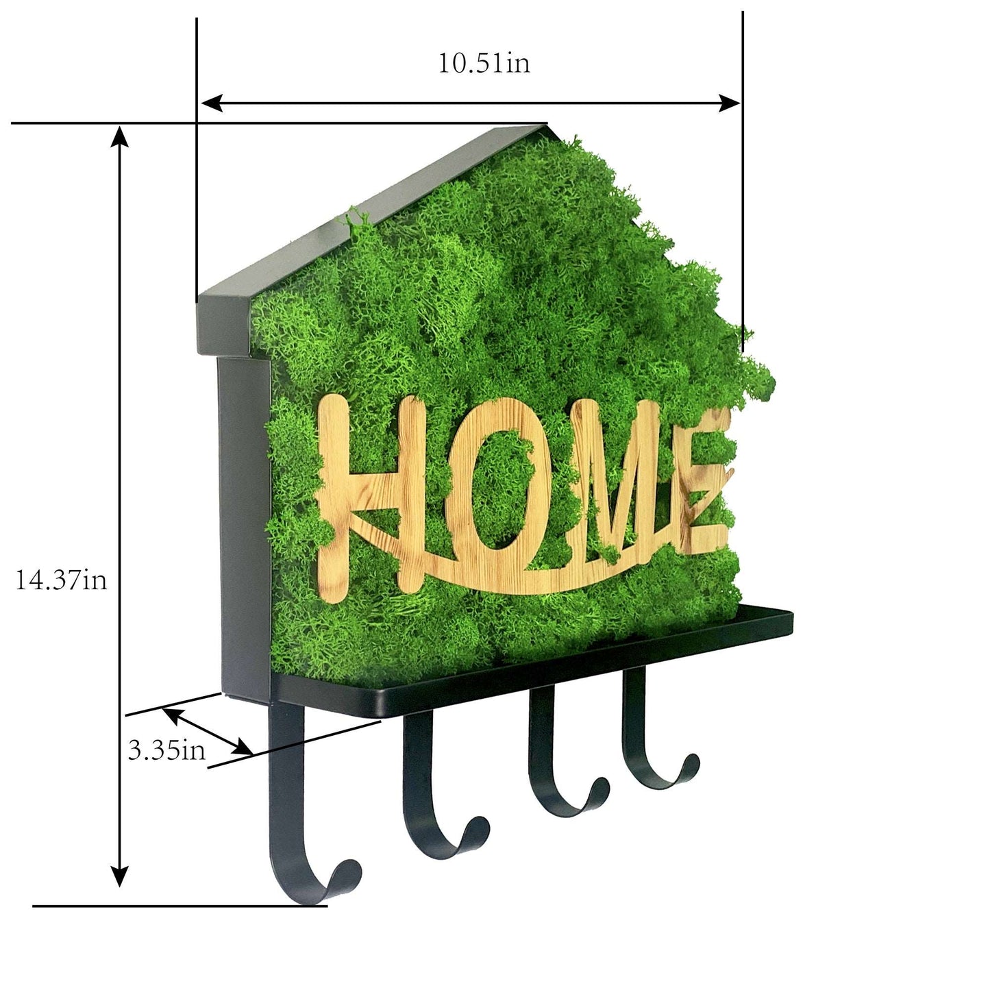 "HOME" Letters Moss Art Iron Hook Decoration – Housewarming Gem, An IdWelcome warmth and sustainability into your abode with the "HOME" Letters Moss Art Iron Hook Decoration, a testament to eco-friendly elegance and artistic flair. Cra