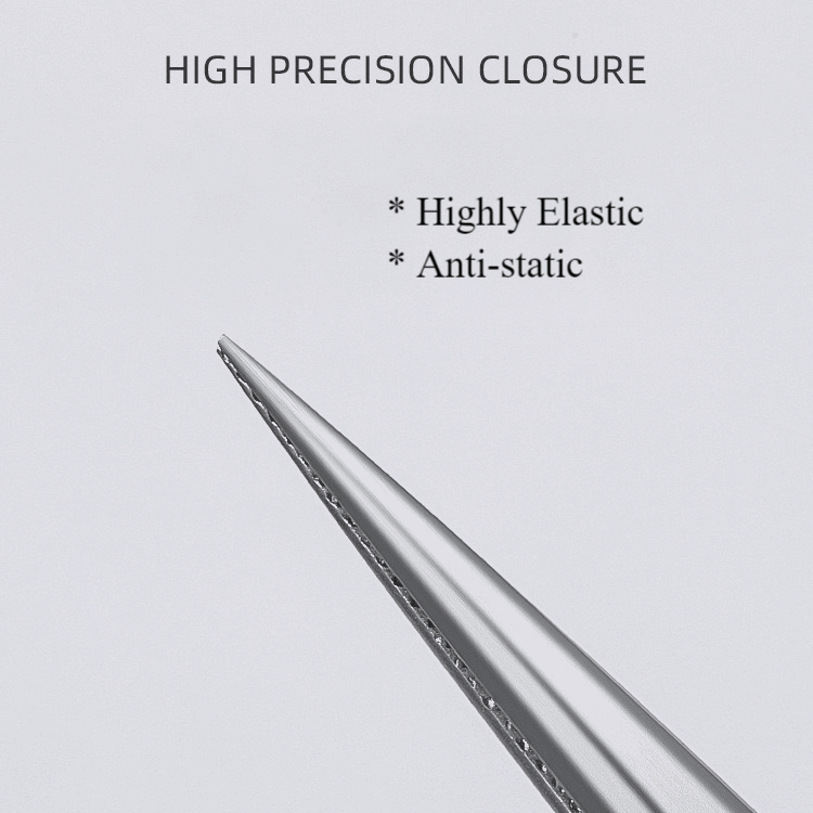6" Adjustable Stainless Steel Non-slip Tweezers 2 Pcs Set: Bent-Tip Tw2 Pcs Set 6" Durable Stainless Steel Tweezer Set: Rust-resistant, Highly Elastic, Anti-static
Product Description:
Made of stainless steel, resistant to rust and co