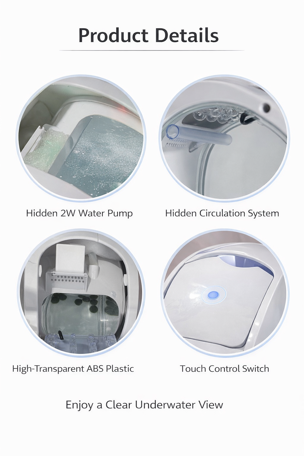 Self-Circulating Eco Aquarium Marimo Sets (Marimo Included)