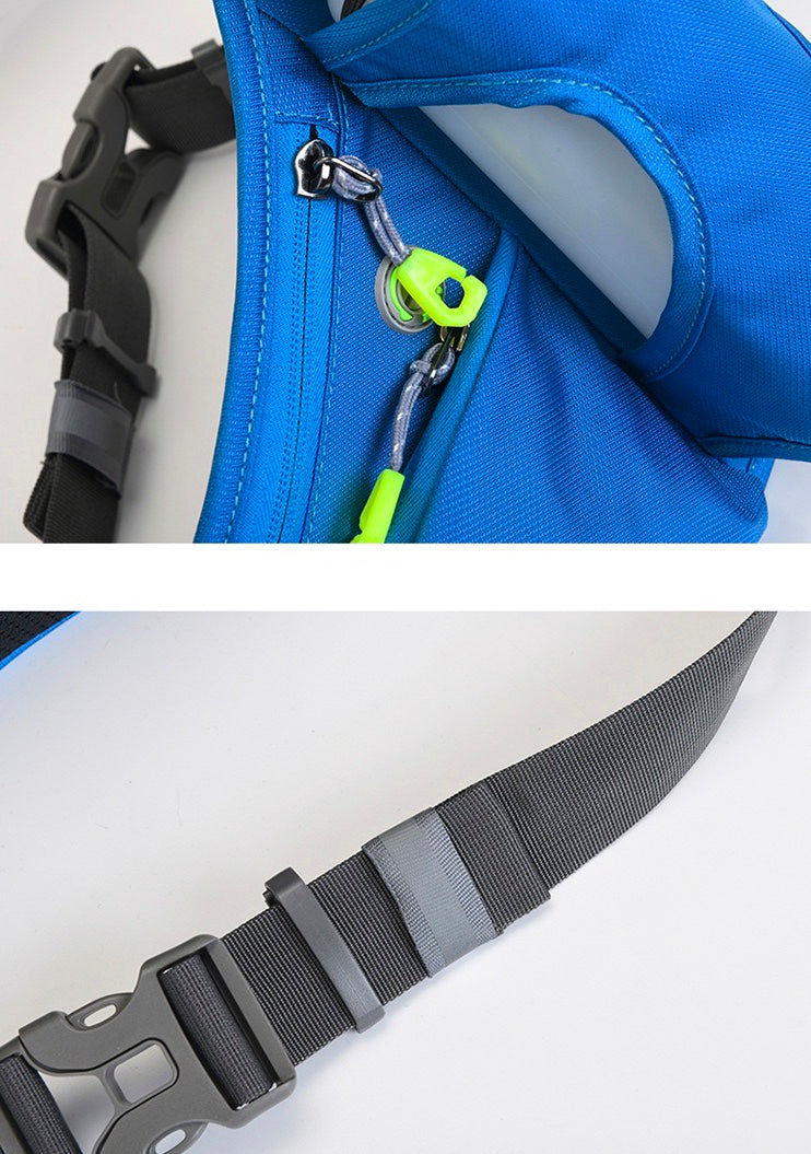 Fanny Pack with Water Bottle Holder, Hydration Running Belt for Men Women Adjustable Strap Waist Bag Suitable for Hiking Running Walking Jogging Camping (Bottle Not Included) - Moss Artistry