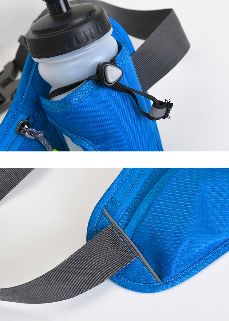 Fanny Pack with Water Bottle Holder, Hydration Running Belt for Men Women Adjustable Strap Waist Bag Suitable for Hiking Running Walking Jogging Camping (Bottle Not Included) - Moss Artistry