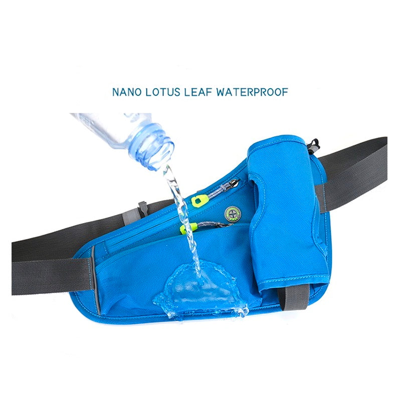 Fanny Pack with Water Bottle Holder, Hydration Running Belt for Men Women Adjustable Strap Waist Bag Suitable for Hiking Running Walking Jogging Camping (Bottle Not Included) - Moss Artistry