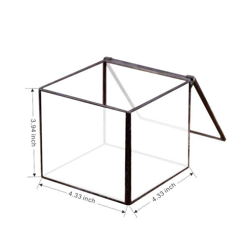 Square Glass Terrarium (No Plants) - Glass Container


Material
Glass


Special Feature
With lid


Item Weight
0.7 Pounds


Shape
Cube


Specific Uses For Product
Indoor


Style
geometric










Made of framed tran