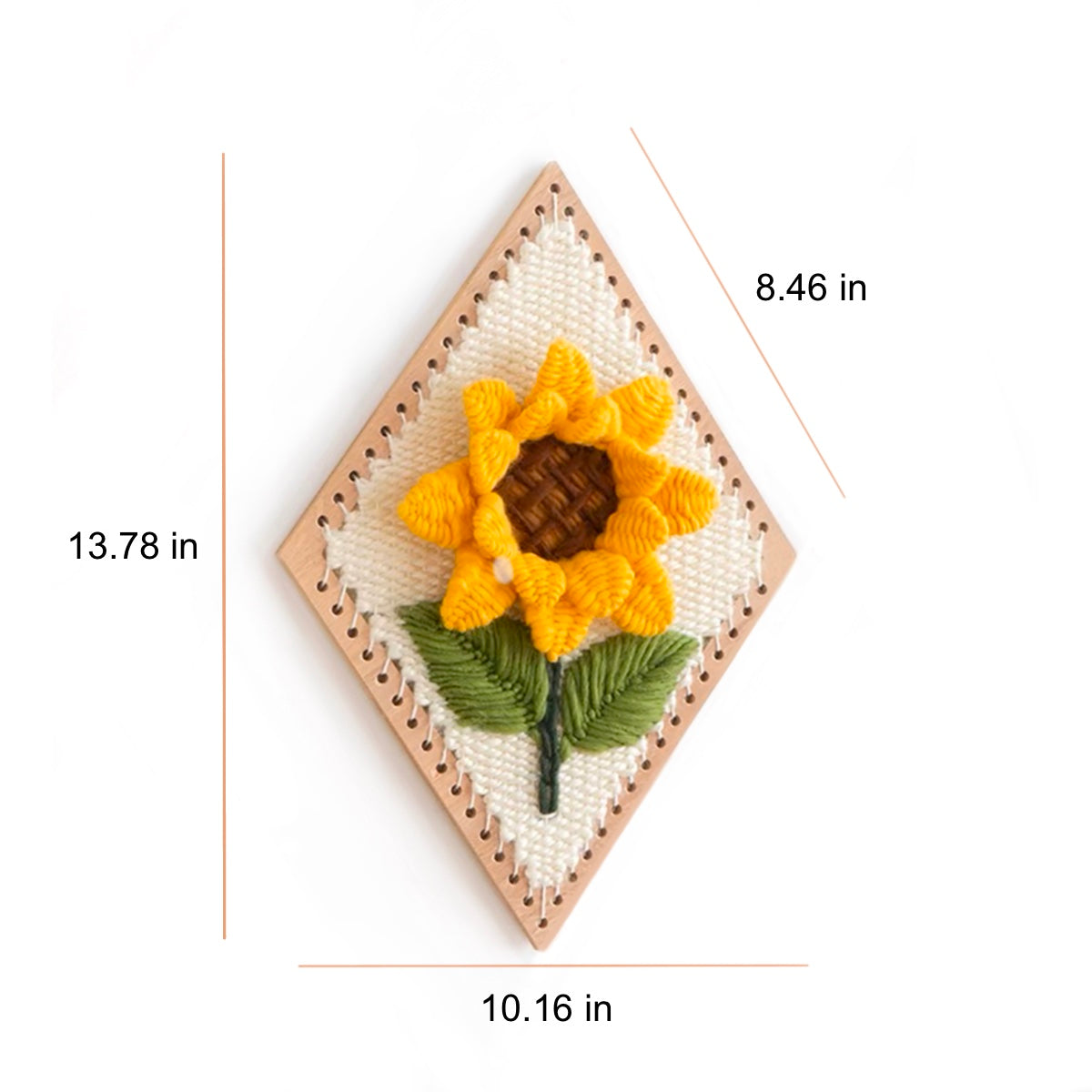 Sunflower Crochet Kit for Beginners,16in Crochet Kit Sunflower,BeginneThis a great gift idea for any occasion and a wonderful gift for your loved ones as a thank-you gift. Floral decor for the kitchen, living room, or hallway with knit