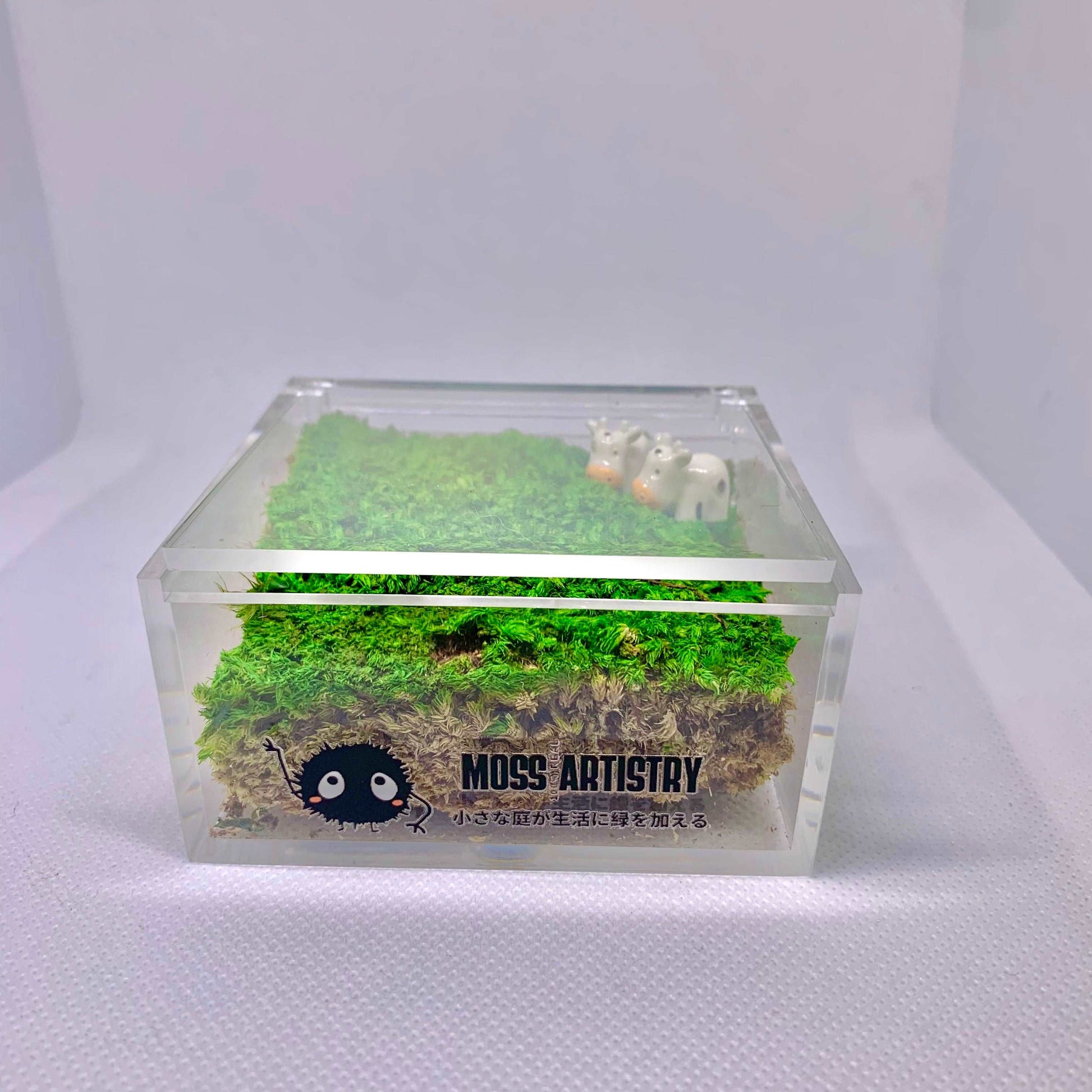 Table Decor Mini Sheep Decoration Micro Landscape Lawn Handmade