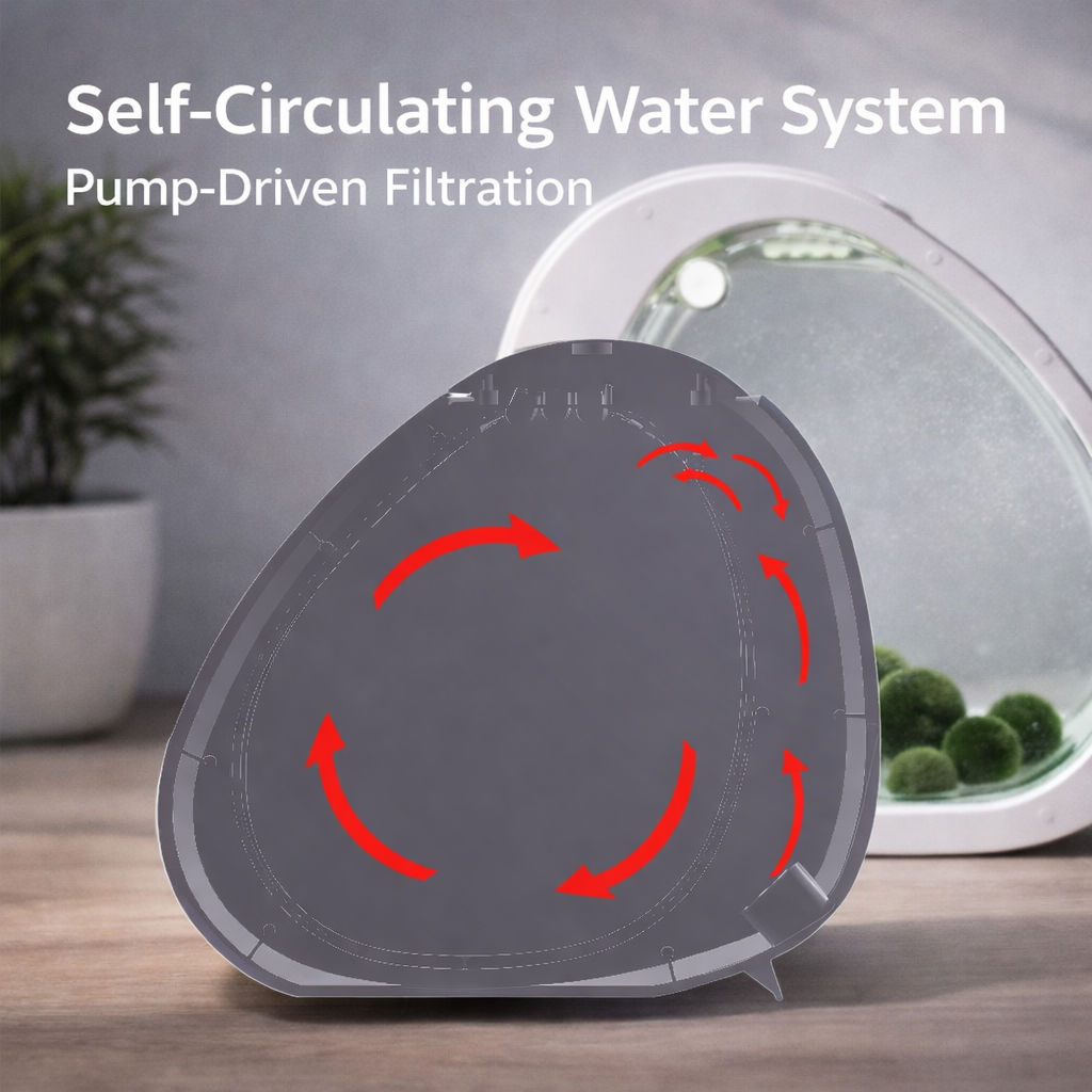 Self-Circulating Eco Aquarium Marimo Sets (Marimo Included)