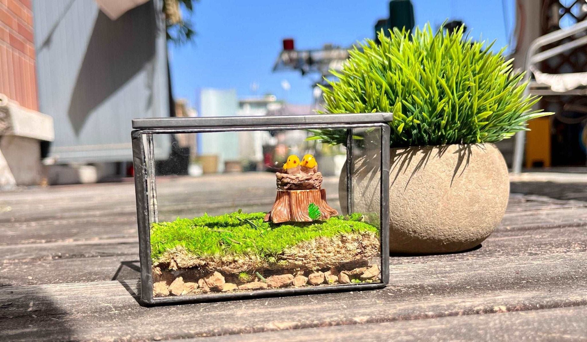 Bird's Nest Desktop Decoration Micro Landscape - Handcrafted PreservedBreak free from the monotony of your computer desk with our enchanting Bird's Nest Desktop Decoration. Each piece is handcrafted with precision and care, designed to