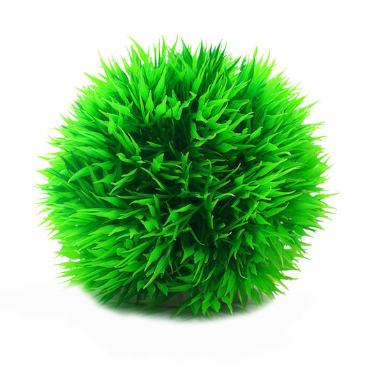 Artificial Aquarium Grass Ball Decorations – Green & Purple (Large)