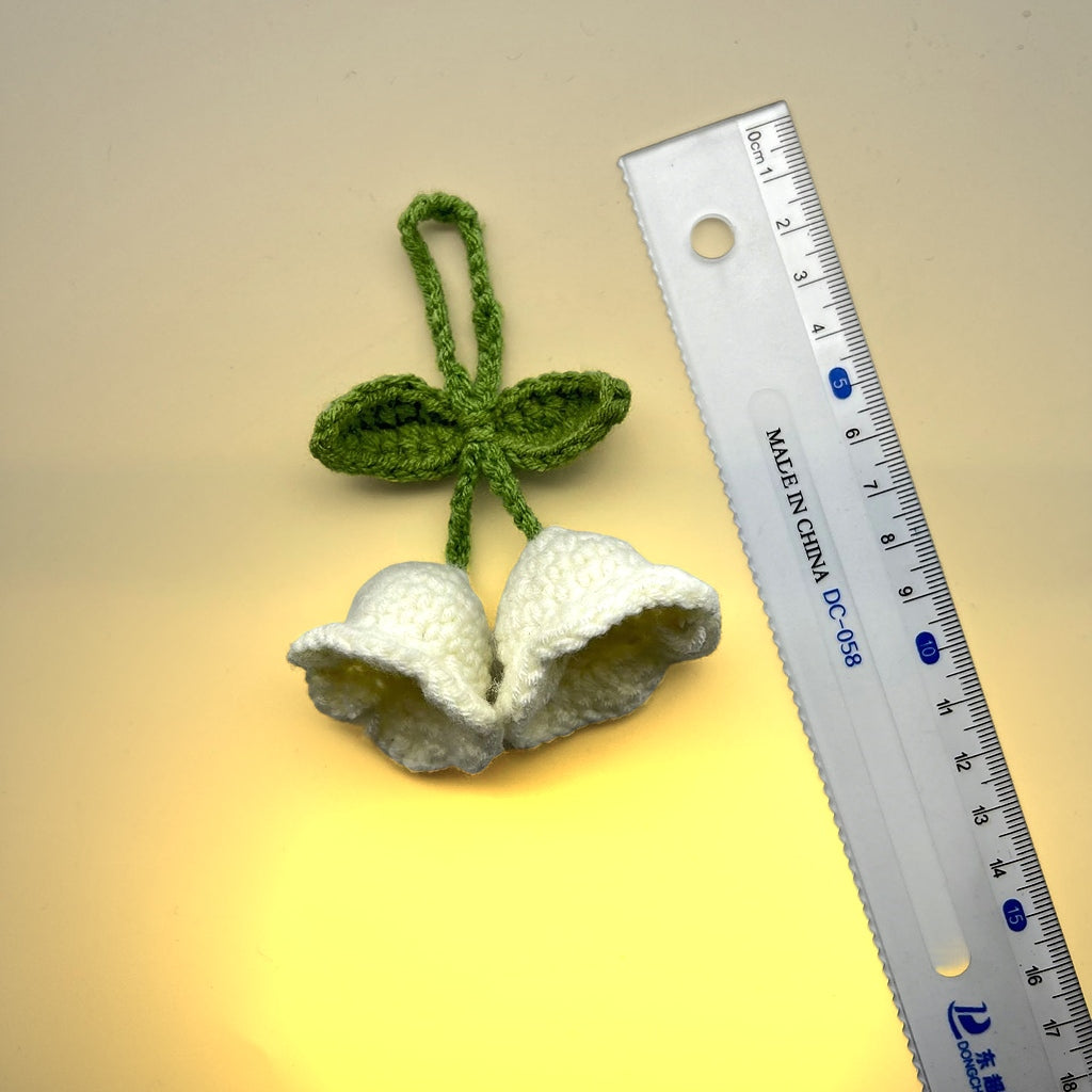 Crochet Lily of the Valley Small Flower Hand Woven Artificial Flowers