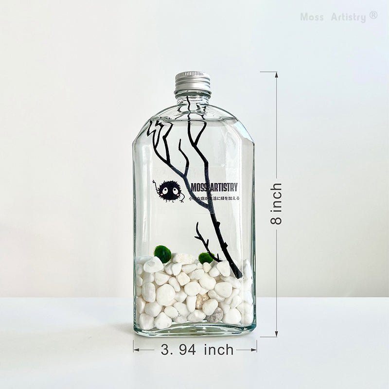 Marimo Moss Ball Aquarium Designer 8"x4" Mini Aquarium Glass TerrariumSpecification:
8"x4" Glass Terrarium * 1
1-2 cm Marimo Live Moss Ball * 2
White Pebbles Bag * 1
Name Card and wood stander * 1
Stick * 1
$3.99 Smaller Tweezer * 1
[product_description]